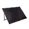 Pannelli solari neri di PV di 120 watt/pannello solare pieghevole con la maniglia del metallo
