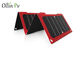 Dispositivo di carico fotovoltaico mobile solare portatile di colore rosso della volta della borsa 4 del caricatore