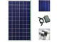 Pannelli solari del silicio dell'energia pulita 260 watt, pannelli solari del nero del sistema domestico