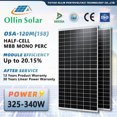 Fuori da energia solare di griglia il sistema per la casa ha usato i mono pannelli solari 320w 330w 340w 350w 355w