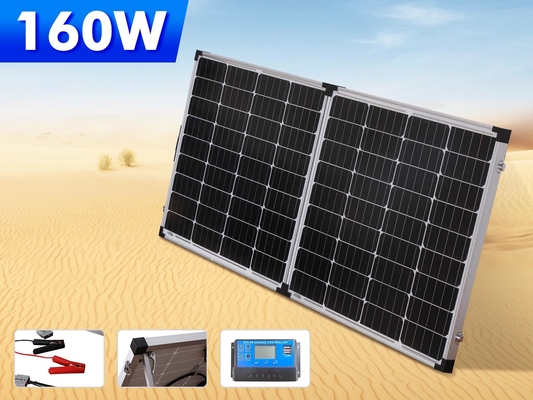 comprare corredi di campeggio dei pannelli solari di vetro pieghevoli di 160W 200W 400w online manufacture