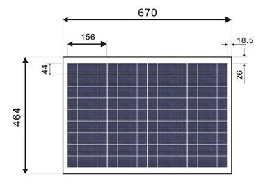 comprare Trasmissione bianca del pannello solare 3.2mm della struttura 12V l'alta ha temperato il vetro anteriore di vetro online manufacture