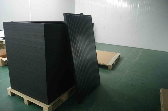 comprare pannelli solari di 300w 330w mono completamente neri con il backsheet nero del nero della pagina tutto il nero online manufacture