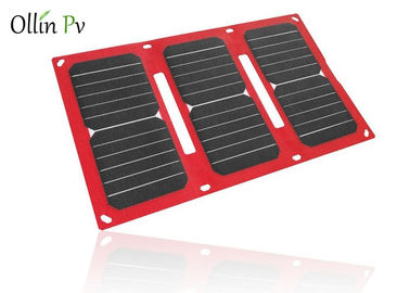 Dispositivo di carico fotovoltaico mobile solare portatile di colore rosso della volta della borsa 4 del caricatore