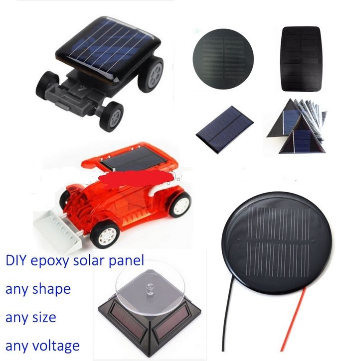 Il quadrato di esagono del triangolo modella il pannello solare 1w 3w 5w dell'epossiresina 5v 1